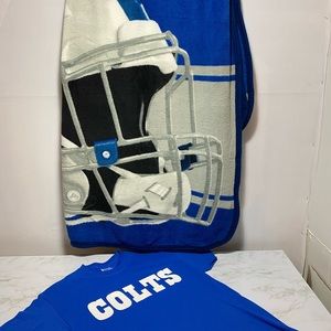 COLTS Set Shirt and Blanket